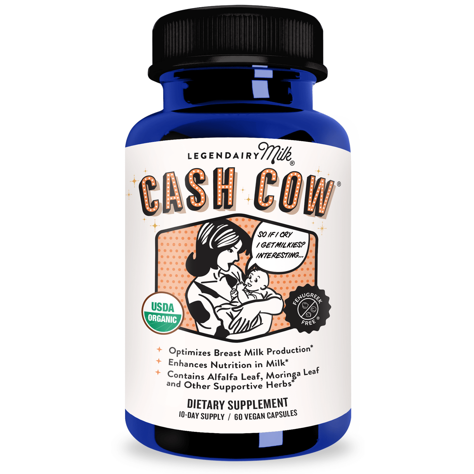 Cash cow breast milk supplement for milk production nutrition legendairy milk