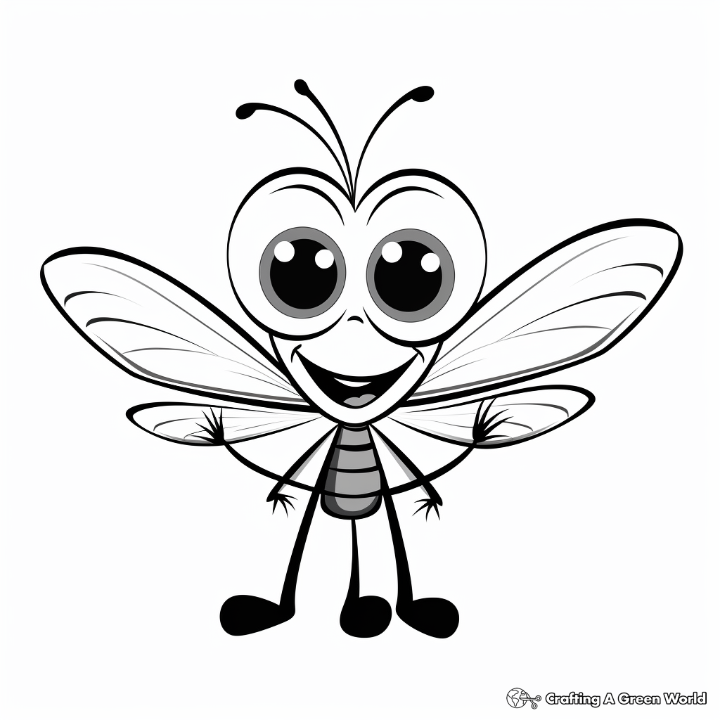 Dragonfly coloring pages