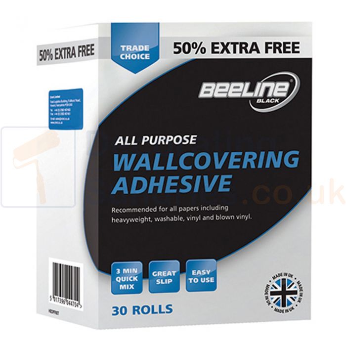 Beeline all purpose wallpaper adhesive wall vering adhesive