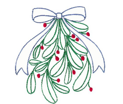 Christmas embroidery designer mall