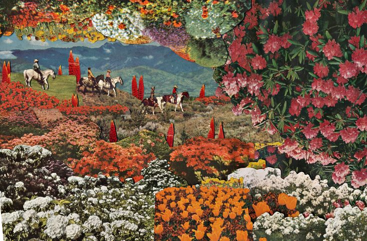 Fantasy art landscapes collage illustration surreal art