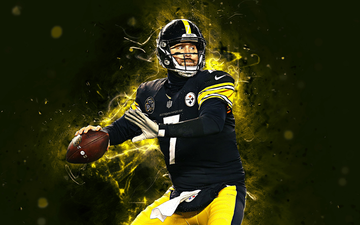 Download wallpapers k ben roethlisberger abstract art quarterback american football nfl pittsburgh steelers roethlisberger national football league neâ american football pittsburgh steelers football league