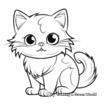 Kitty cat coloring pages