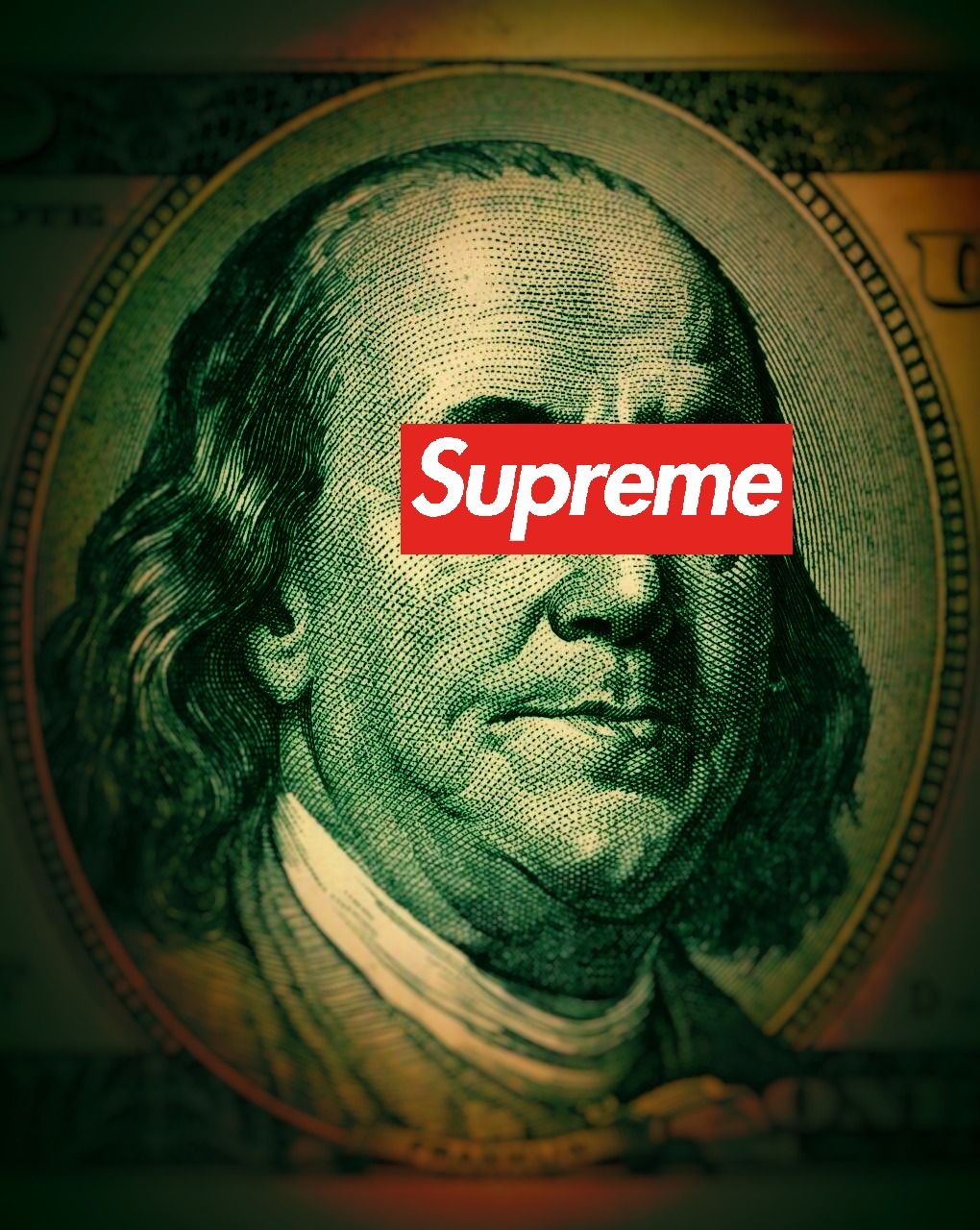 Supreme wallpaper dollar benjamin franklin hd calanias disenos de unas decoraciãn de unas