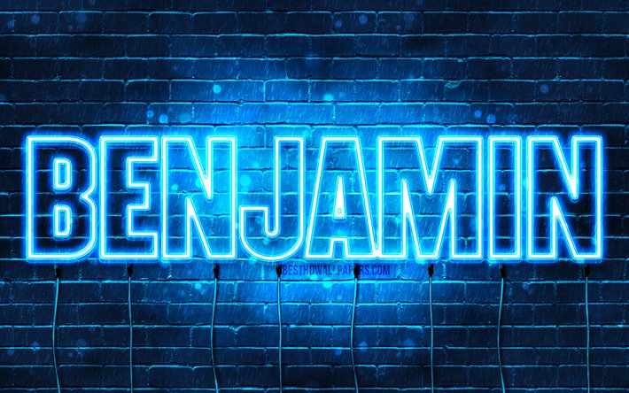 Herunterladen hintergrundbild benjamin k tapeten die mit namen horizontaler text benjamin name blue neon lights bild mit benjamin name fãr desktop kostenlos hintergrundbilder fãr ihren desktop kostenlos