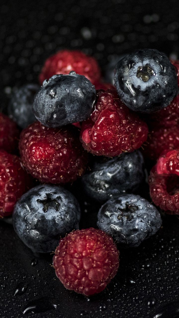 Raspberries blueberries fruits drops x wallpaper fruit fruit photography fruit wallpaper