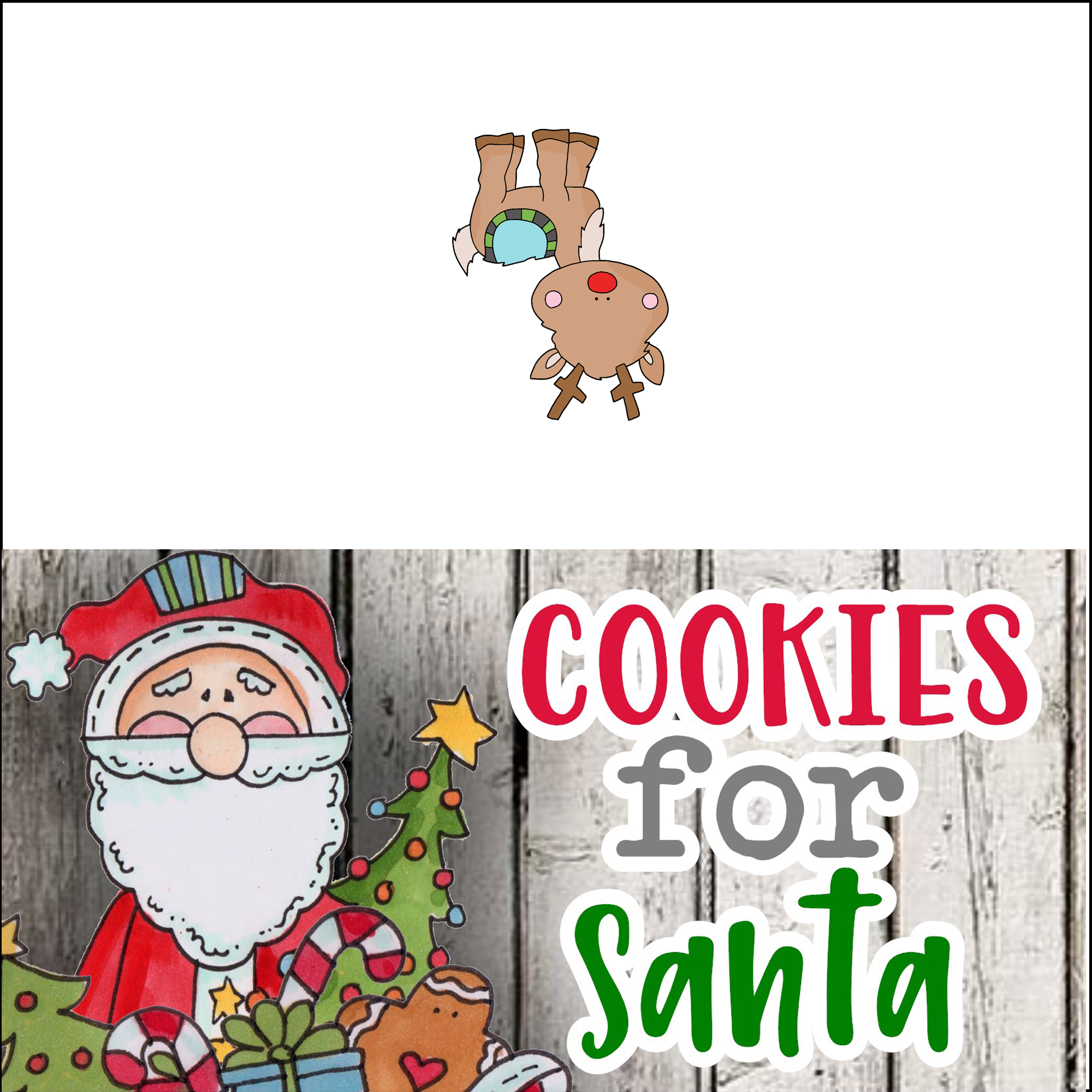 Cookies for santa signs