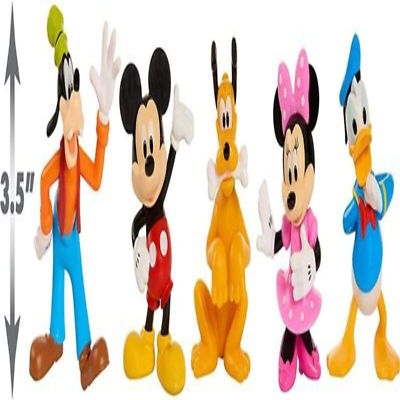 Mickey collectible friends figure set multi