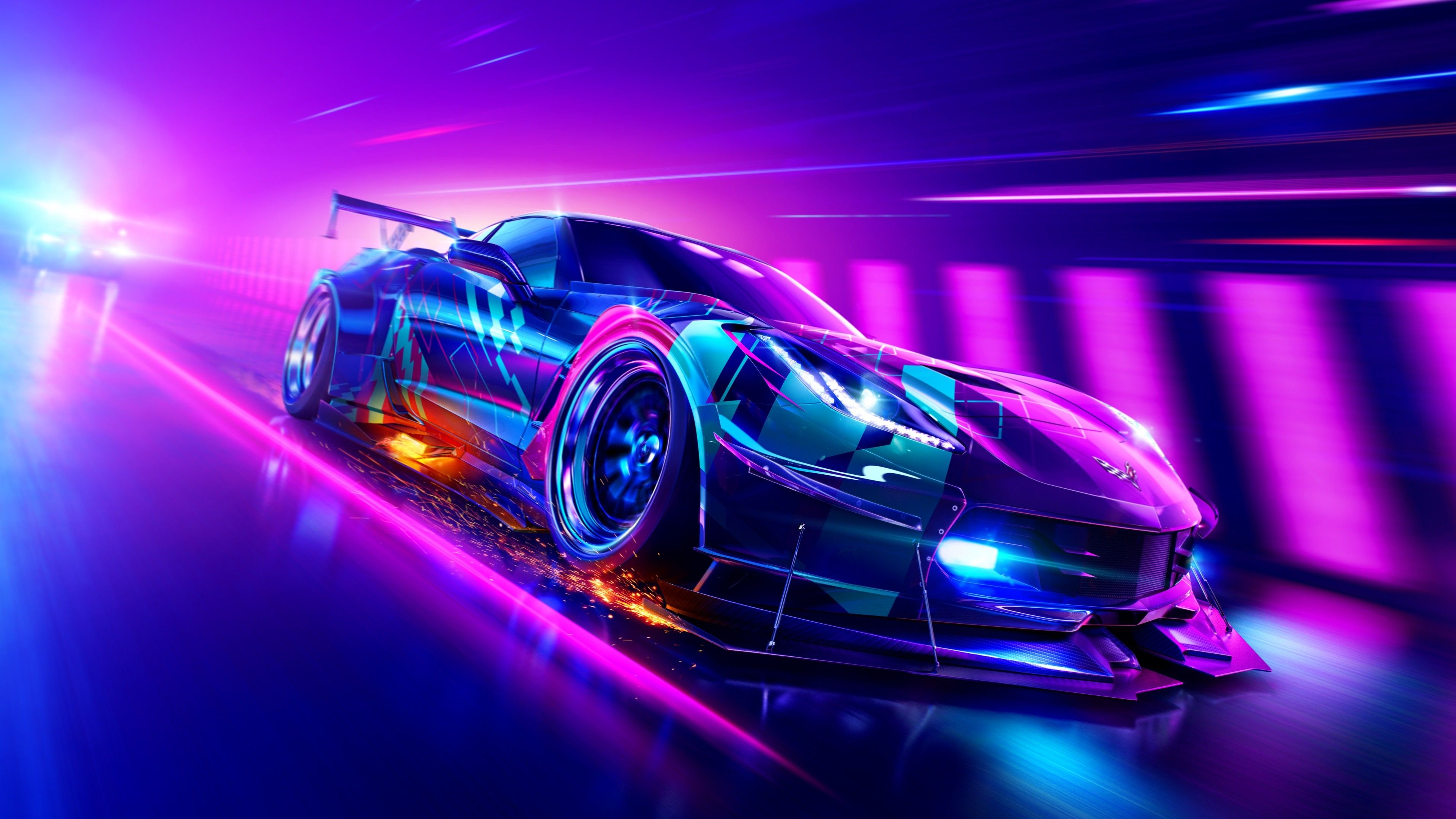 Cool neon cars wallpapers