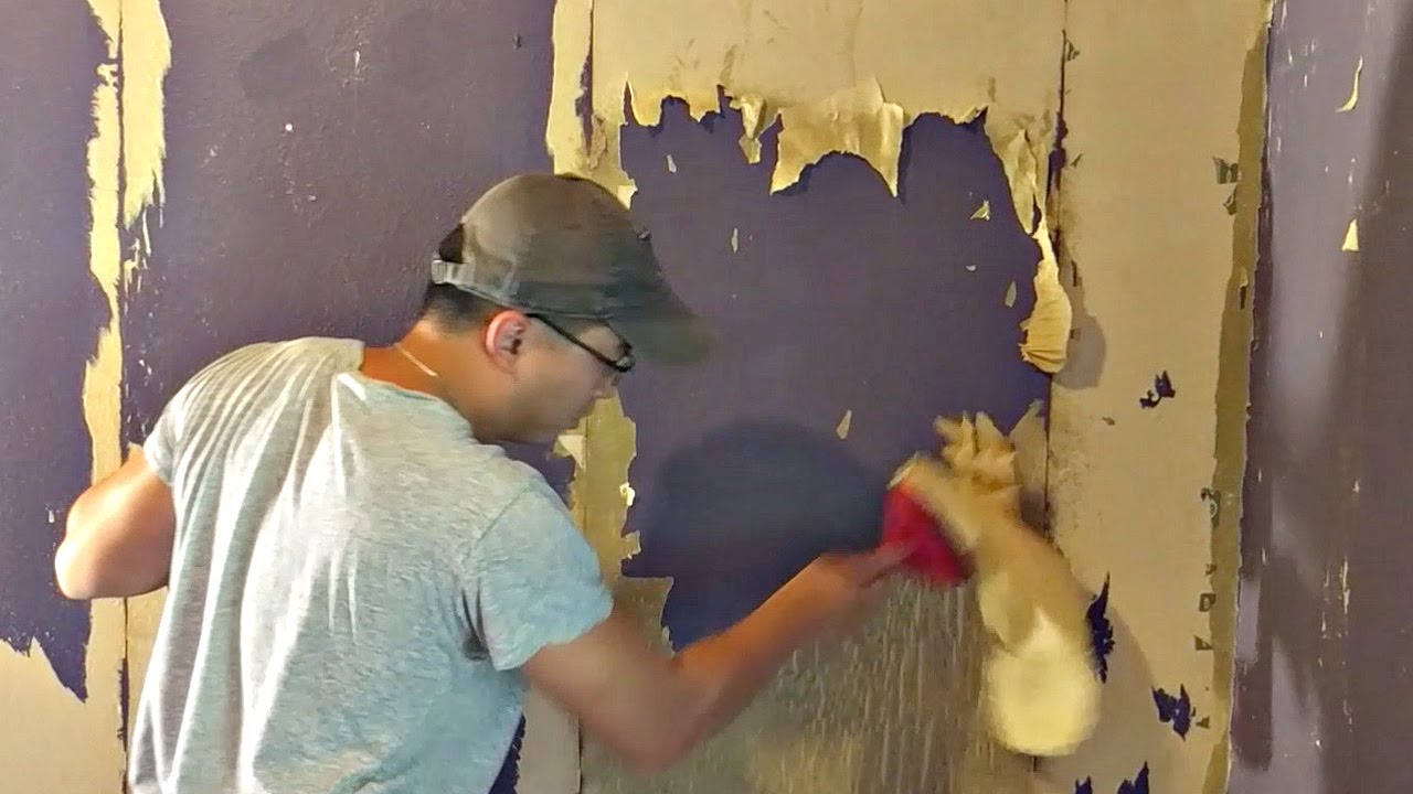 How to remove wallpaper glue