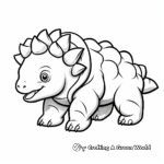 Dinosaur coloring pages for toddlers