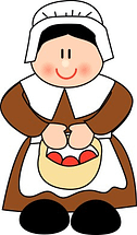 Cute pilgrim woman â