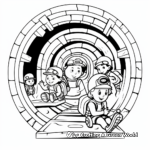 Construction coloring pages