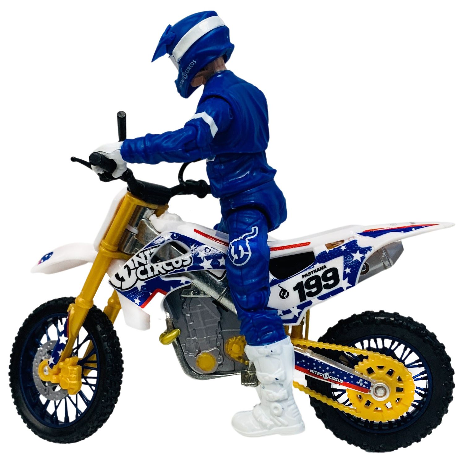 Adventure force nitro circus dirt bike rider toy replica assorted color