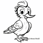 Woodpecker coloring pages