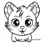 Tabby cat coloring pages