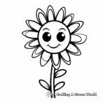 Flower coloring pages