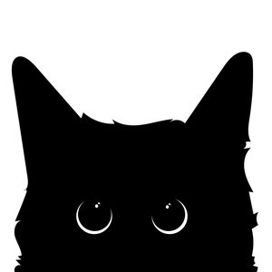 Simple cat clipart