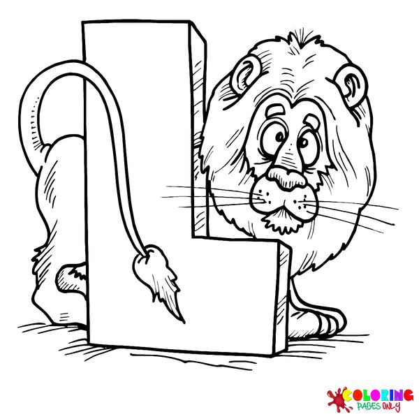 Alphabet coloring pages