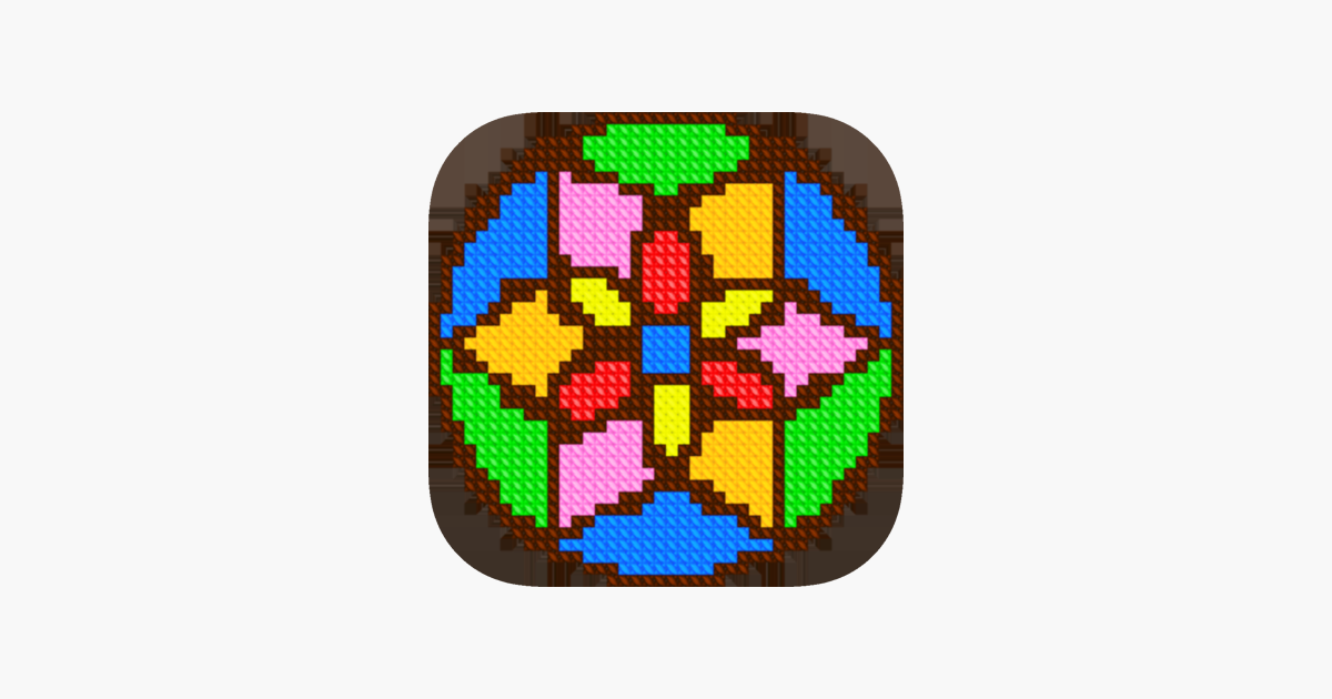 Mandala cross stitch coloring on the app store