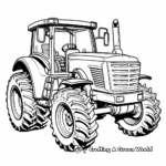 Tractor coloring pages