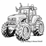 Tractor coloring pages