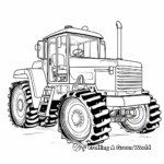 Tractor coloring pages