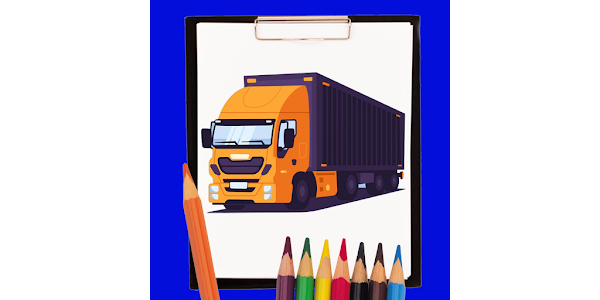 Truck coloring book