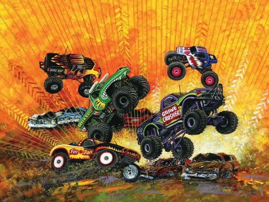 Monster truck wallpaper about murals