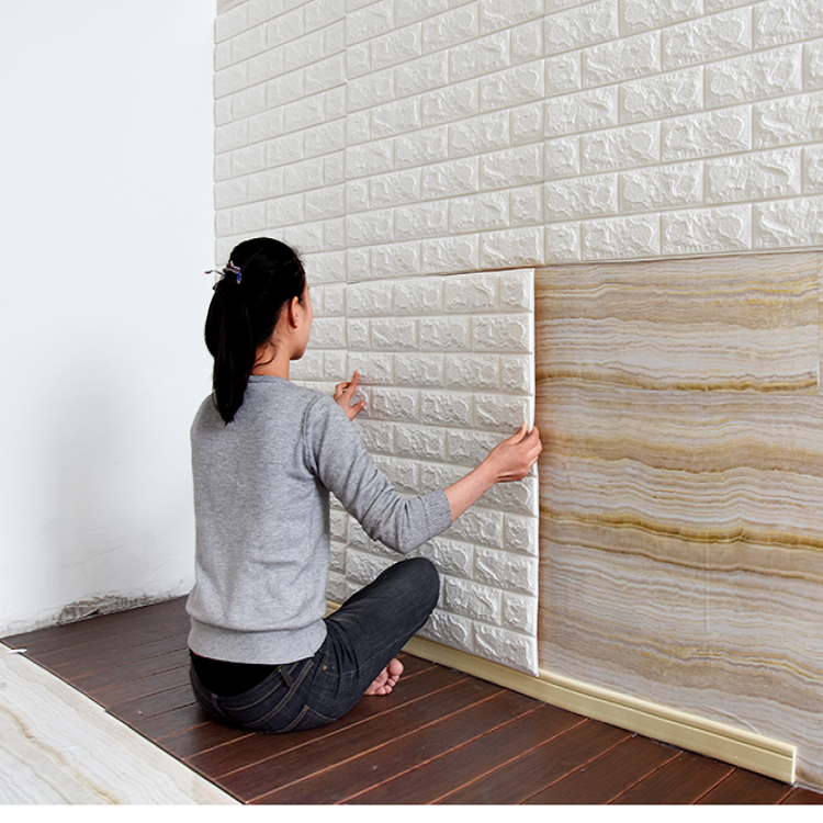 Home decoration biggest wallpaper manufacturer rock look paneling