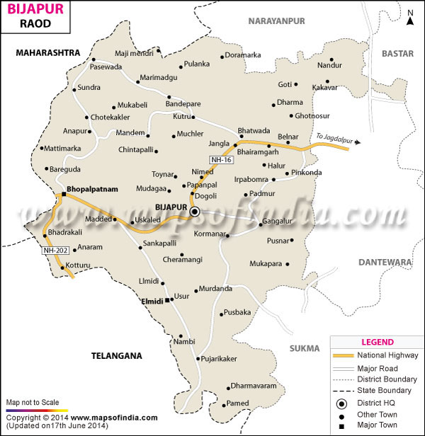 Vijayapura bijapur road map