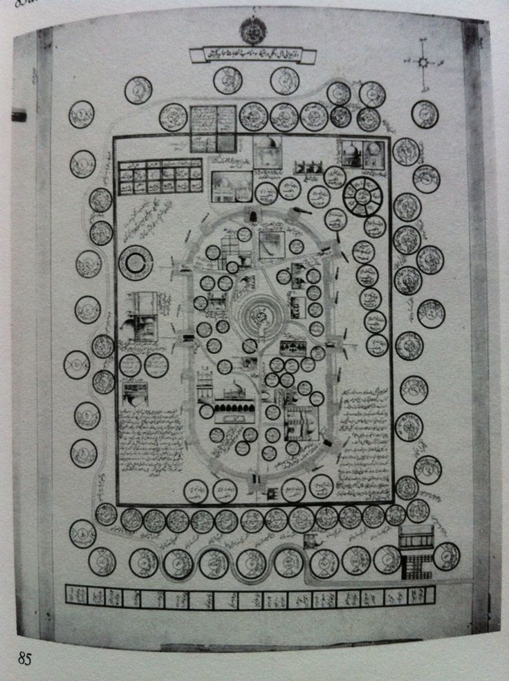 Number map of a city southern dia called bijapur from the dian maps plans by susan gole refer to note page for detâ old map map how to plan