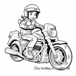 Motorcycle coloring pages