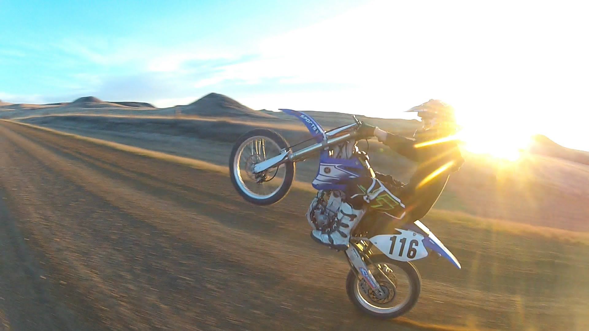 Dirt bike wheelie wallpapers