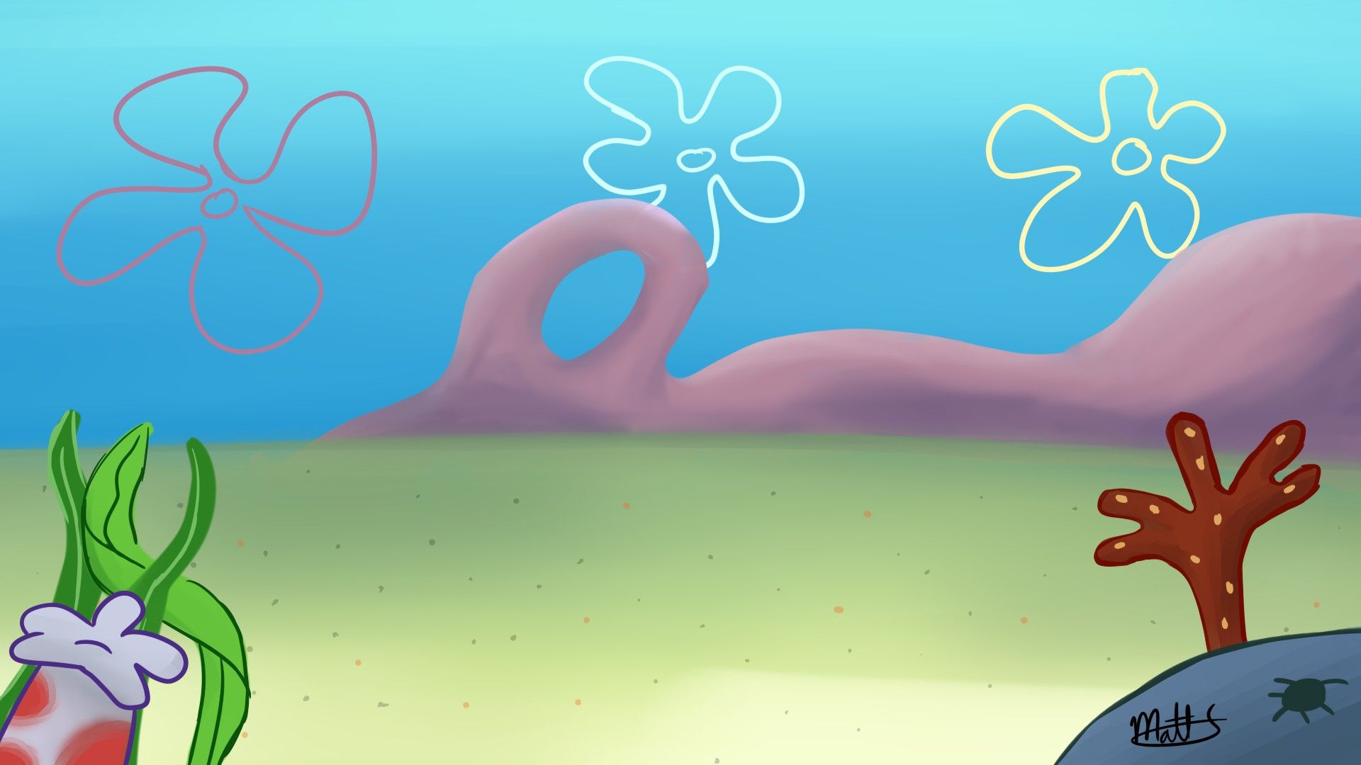 Bikini bottom x rwallpaper