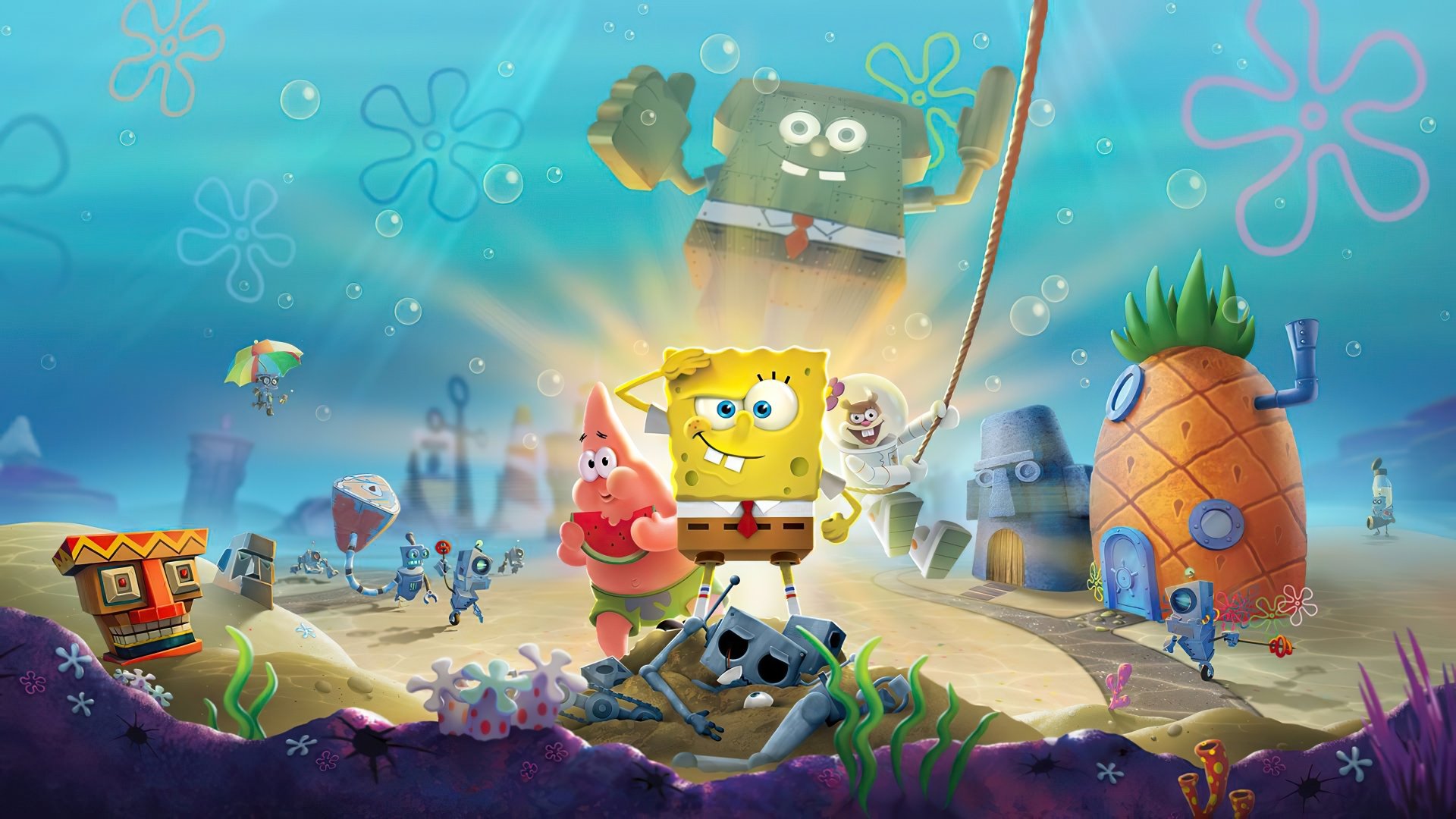 Spongebob squarepants battle for bikini bottom hd papers und hintergrãnde