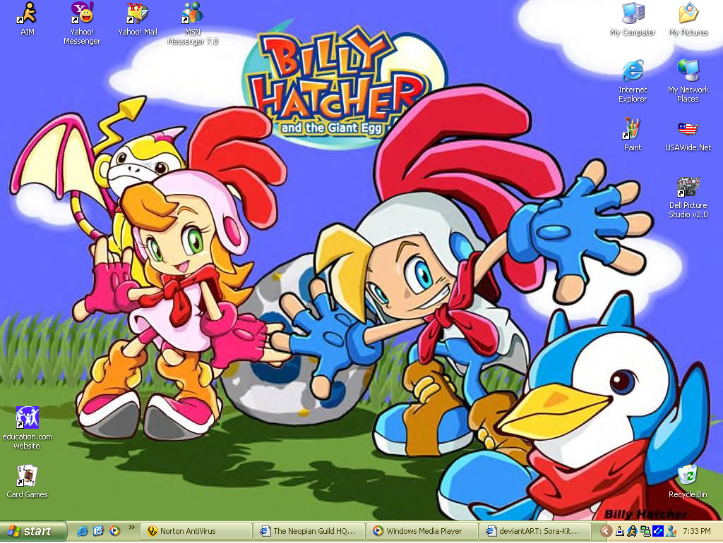 Billy hatcher desktop by sora