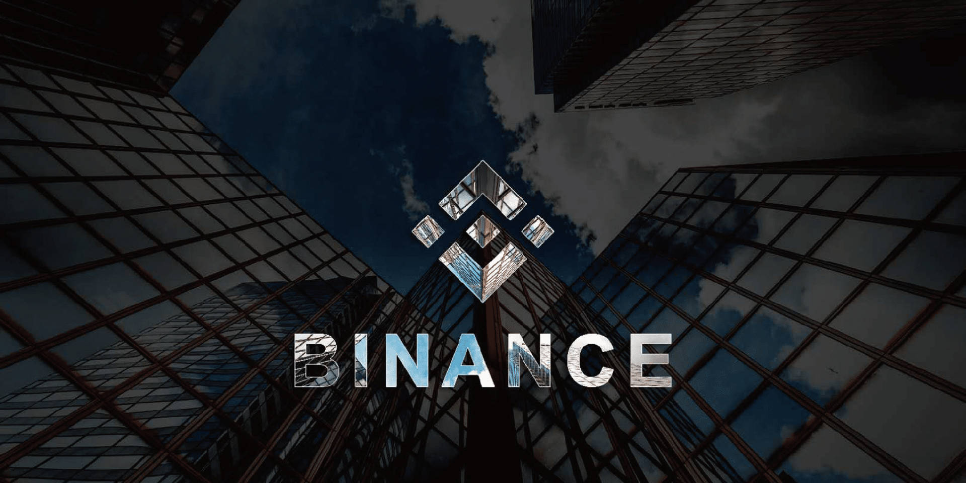 Download binance glass building wallpaper