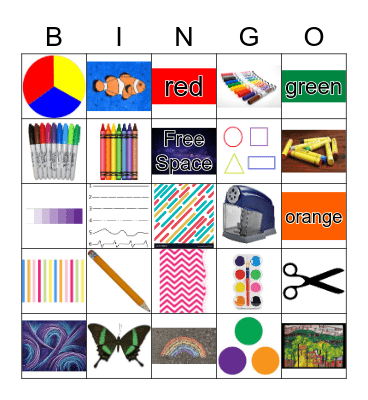 Shapes bingo cards