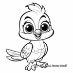 Cardinal coloring pages