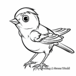 Blue bird coloring pages