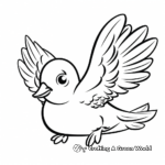 Peace dove coloring pages