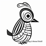 Woodpecker coloring pages