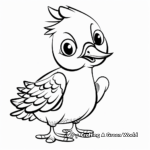 Woodpecker coloring pages