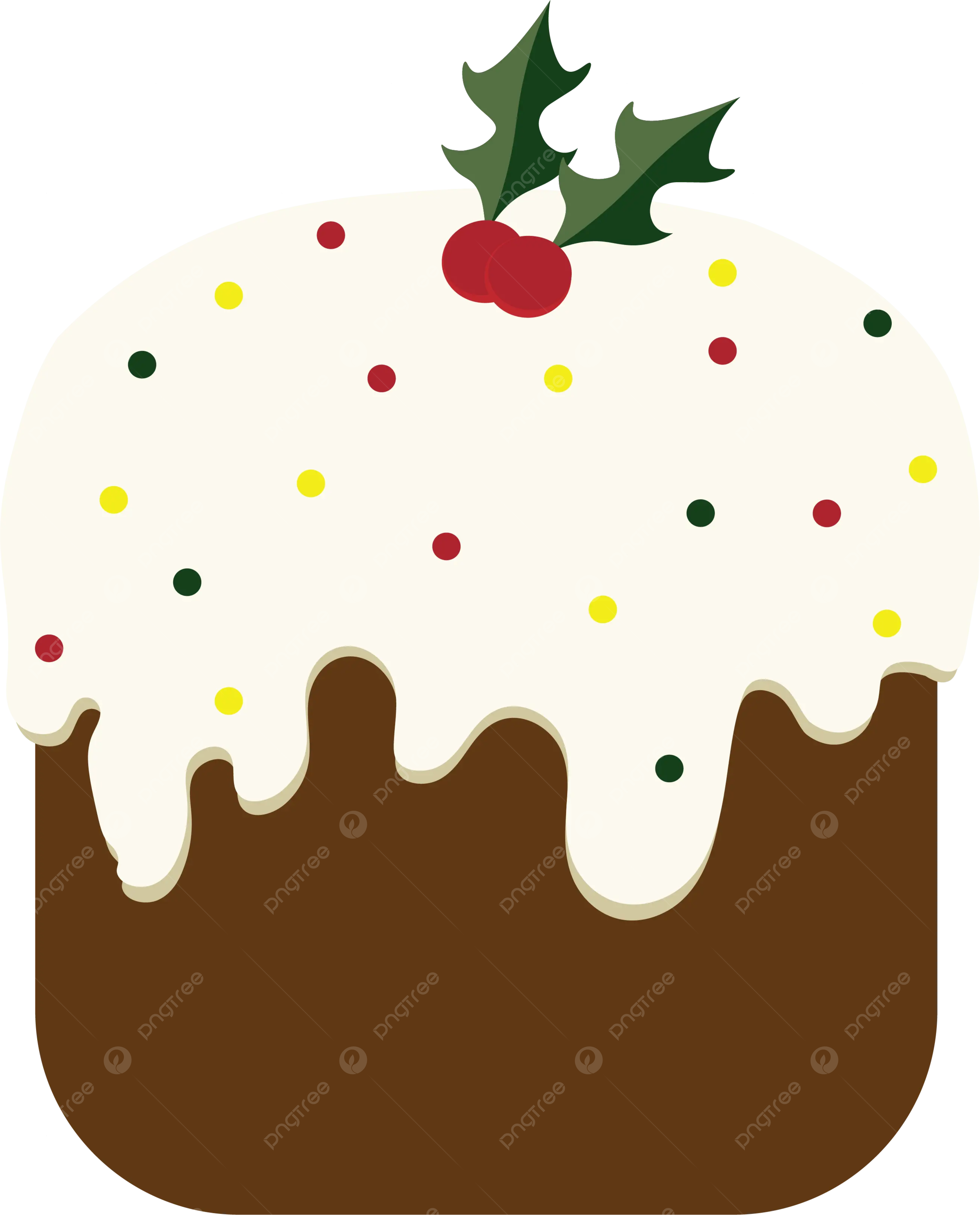 Christmas cake vector art png images free download on