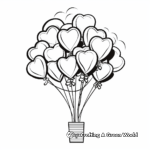 Balloon coloring pages