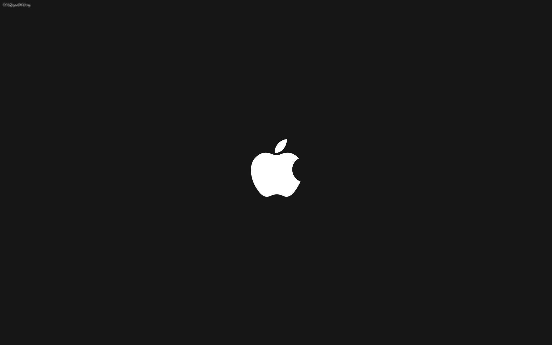 Black apple wallpaper