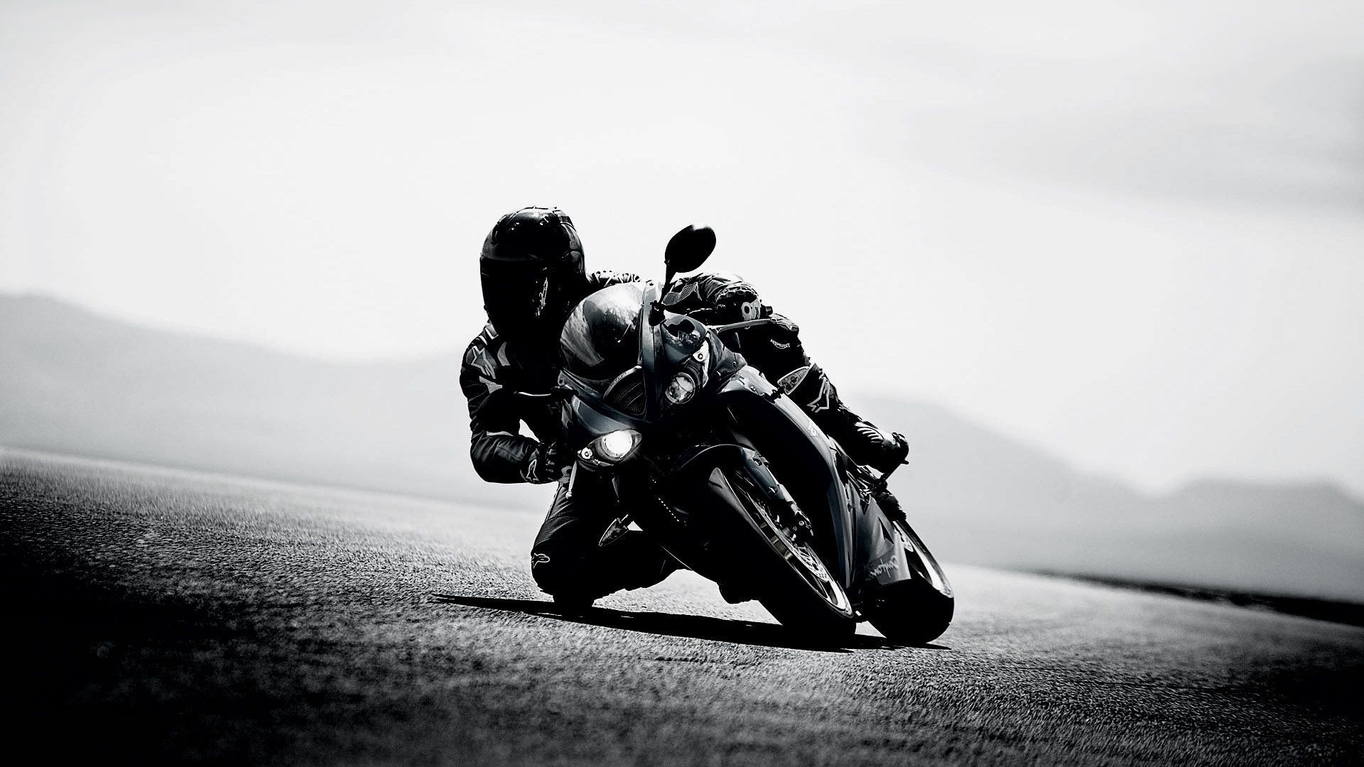 Bike black and white wallpapers