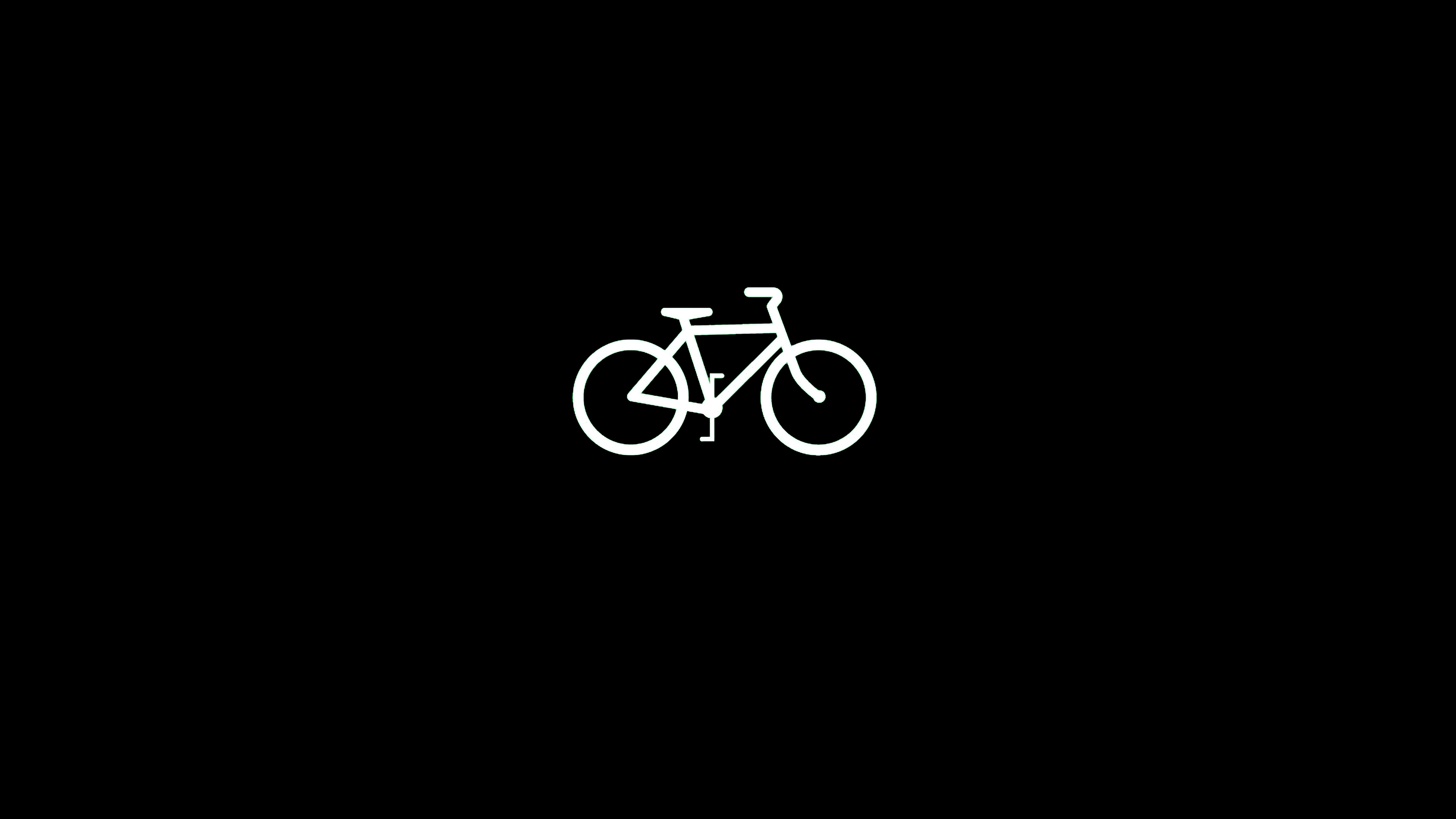 Bicycle dark black minimal k hd artist k wallpapers images backgrounds photos and pictures