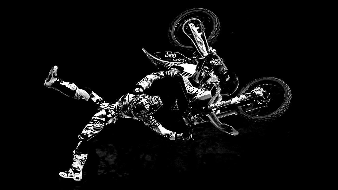 Black n white dirt bike wallpapers apk pour android tãlãcharger